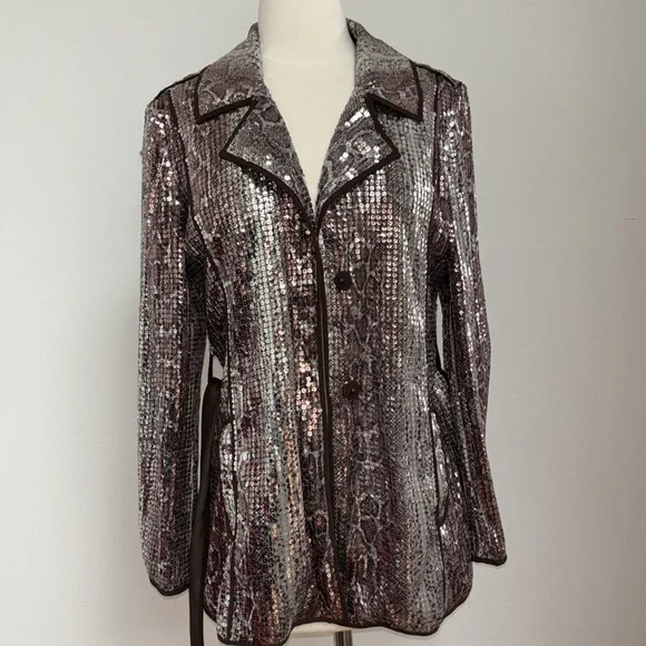 Chico’s Sequin Jacket - Picture 5 of 7